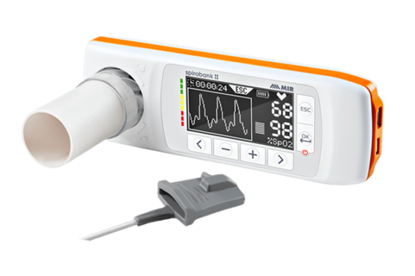 Spirobank 2 Smart BLE (Bluetooth Low Energy) + Oximeter + 1 reusable turbine